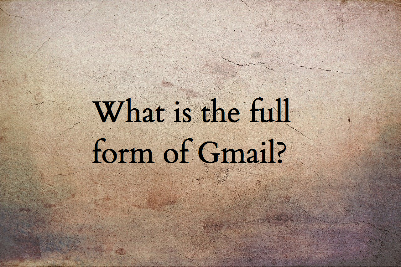 Gmail full form