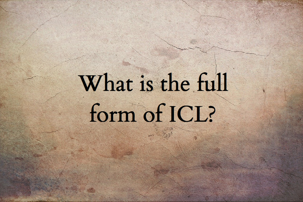 ICL full form