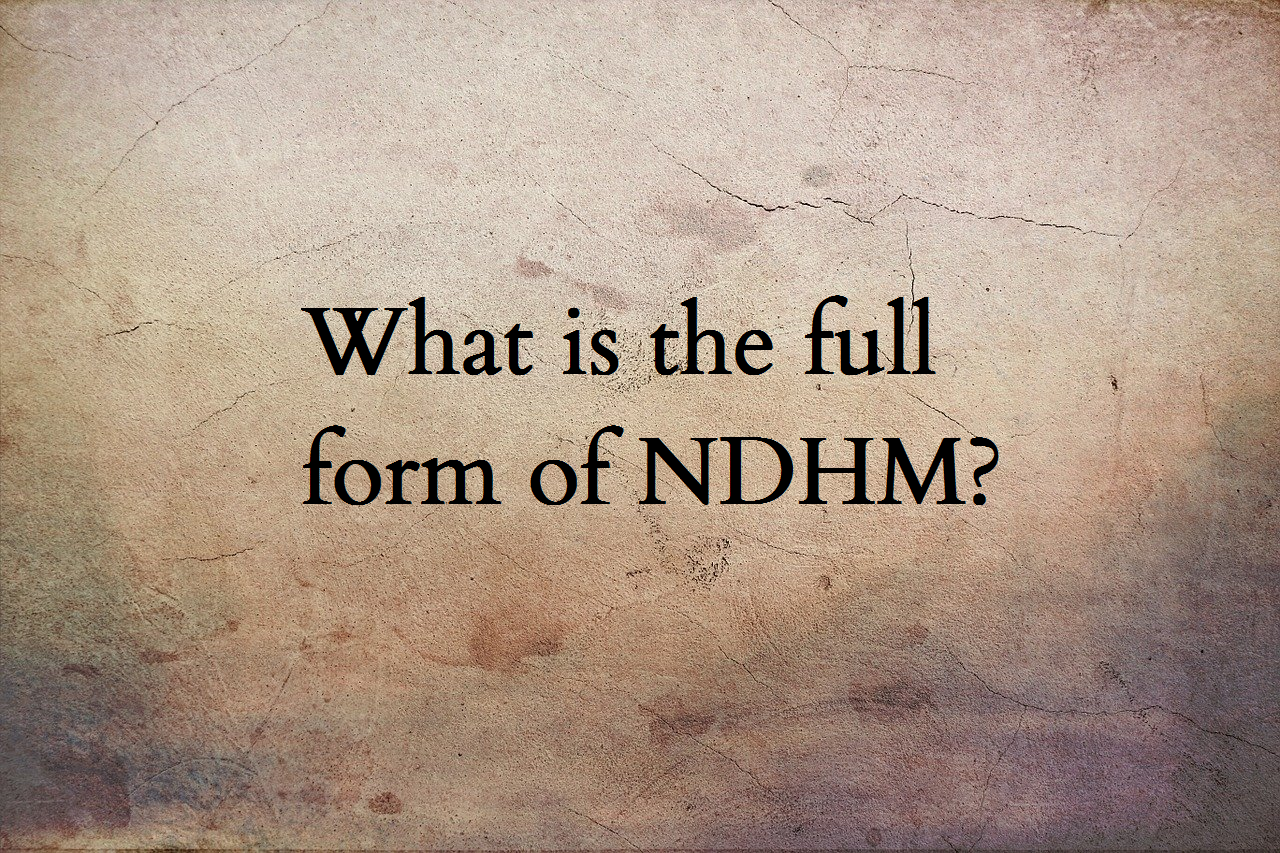 NDHM full form
