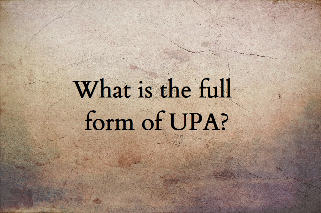 UPA full form