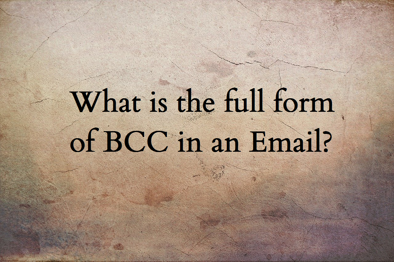 BCC full form