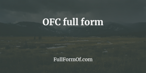 Full Form Of OFC